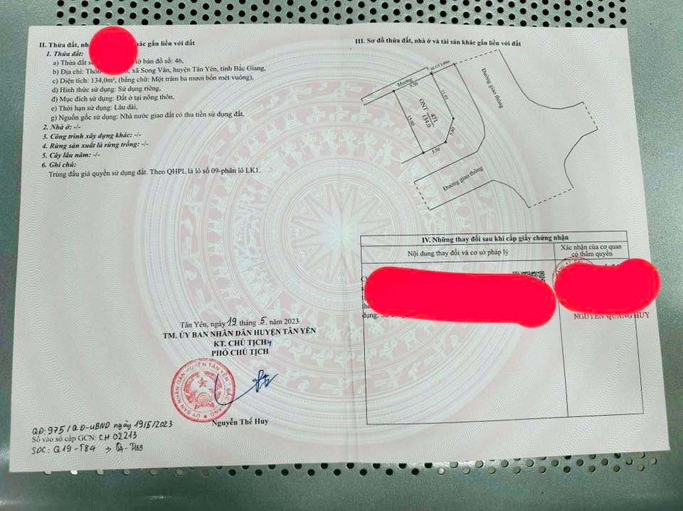 Đất nền Tân Tiến - Chương Mỹ 134m² giá thỏa thuận - Lô góc kinh doanh sầm uất!