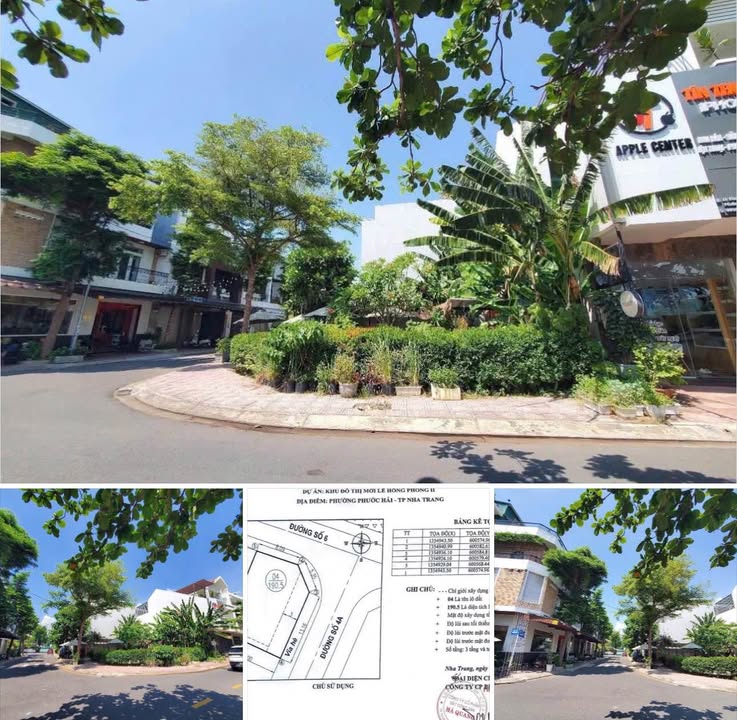 Đất nền lô góc Phước Hải Nha Trang 190m² giá 11.43 tỷ - Cơ hội đầu tư sinh lời!