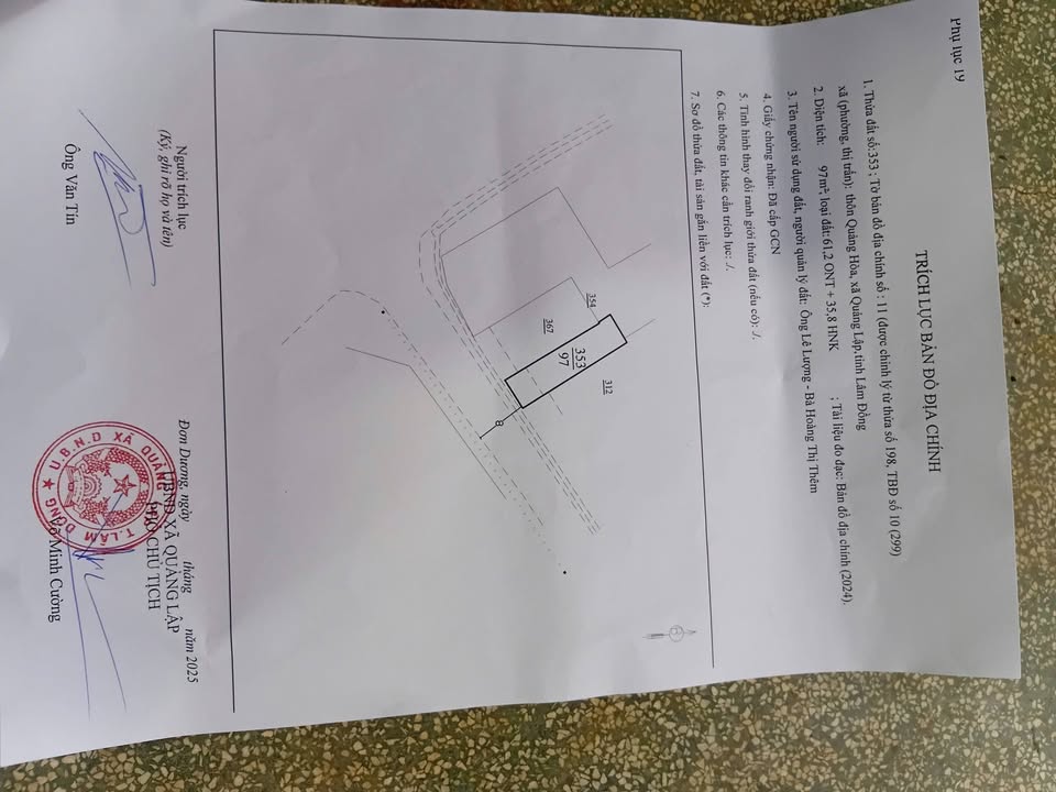 Đất ở trung tâm Quảng Lập, Lâm Đồng 97m² - Địa điểm kinh doanh lý tưởng!