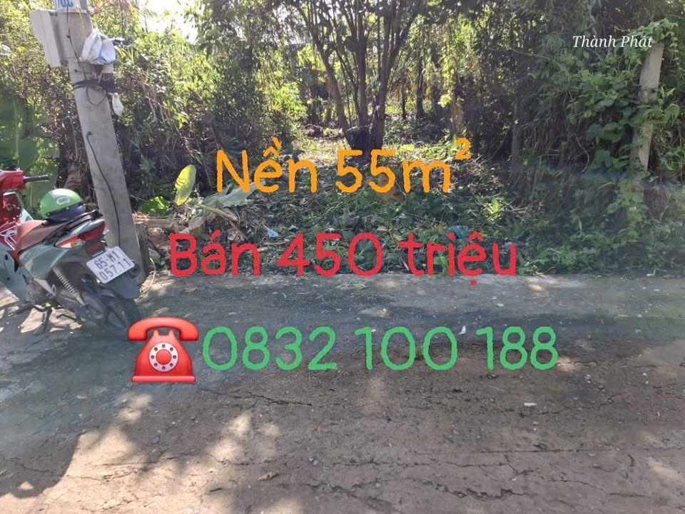 Đất nền Long Tuyền Cần Thơ 55m² giá 450 triệu - Đầu tư sinh lời ngay!