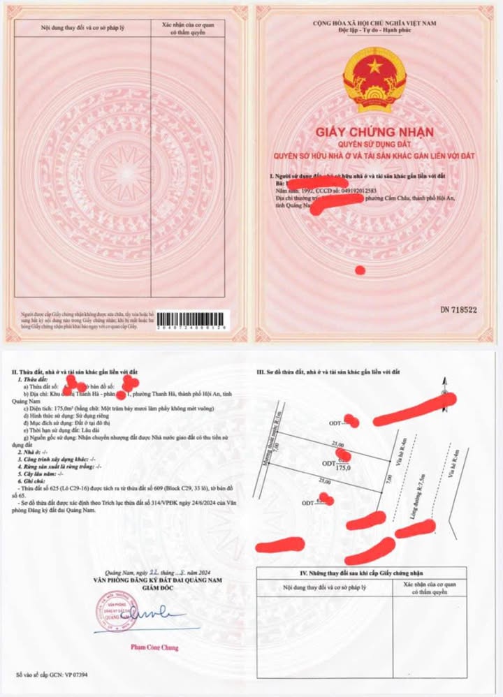 Đất nền Khu đô thị Thanh Hà Hội An 175m² giá chỉ 5.3 tỷ - Cơ hội đầu tư tuyệt vời!