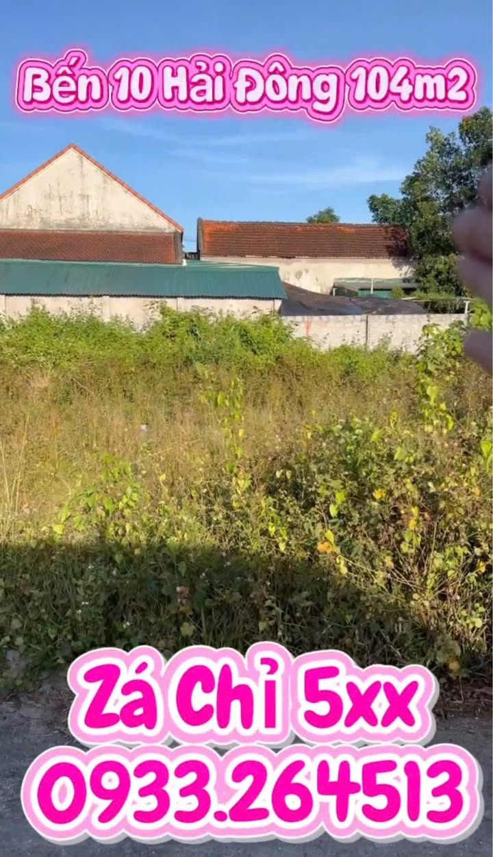 Đất nền Hải Đông Móng Cái 104m² giá chỉ 500 triệu - Đường ô tô rộng rãi!