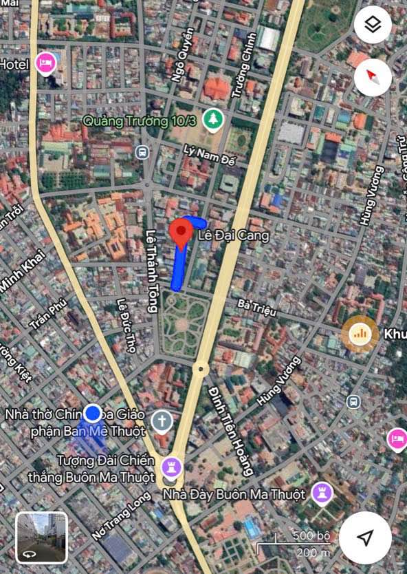 Nhà mặt tiền đường Lê Đại Cang, Buôn Ma Thuột 292m² giá 17 tỷ - Đầu tư sinh lời hấp dẫn!