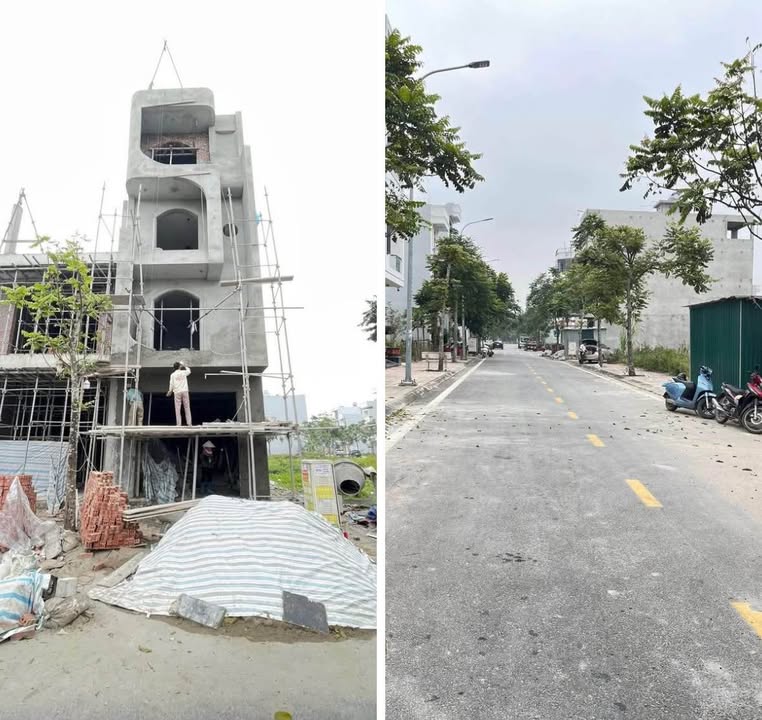 Nhà 4 tầng KĐT Vũ Phúc, Thái Bình 76.5m² giá 5 tỷ - Mặt tiền rộng, hố thang máy sẵn!