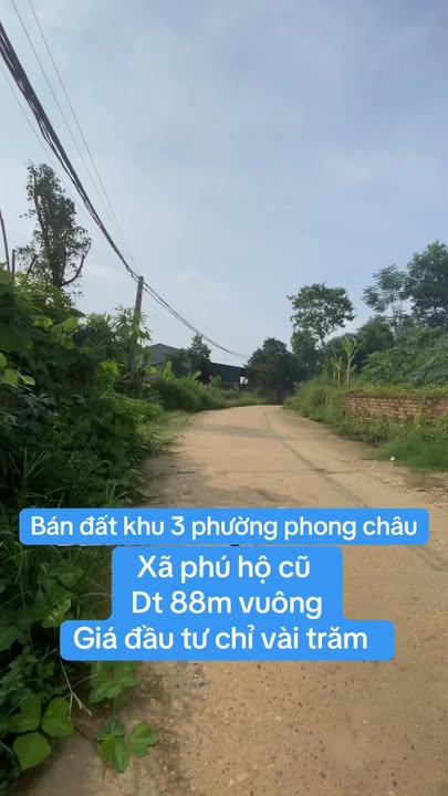 Đất nền Phong Châu, Phú Thọ 88m² - Giá tốt, đầu tư sinh lời!
