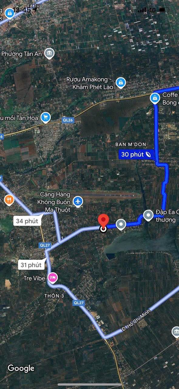 Đất nền Hòa Thắng, Buôn Ma Thuột 510m² giá chỉ 3.15 tỷ - Đường bê tông rộng rãi!