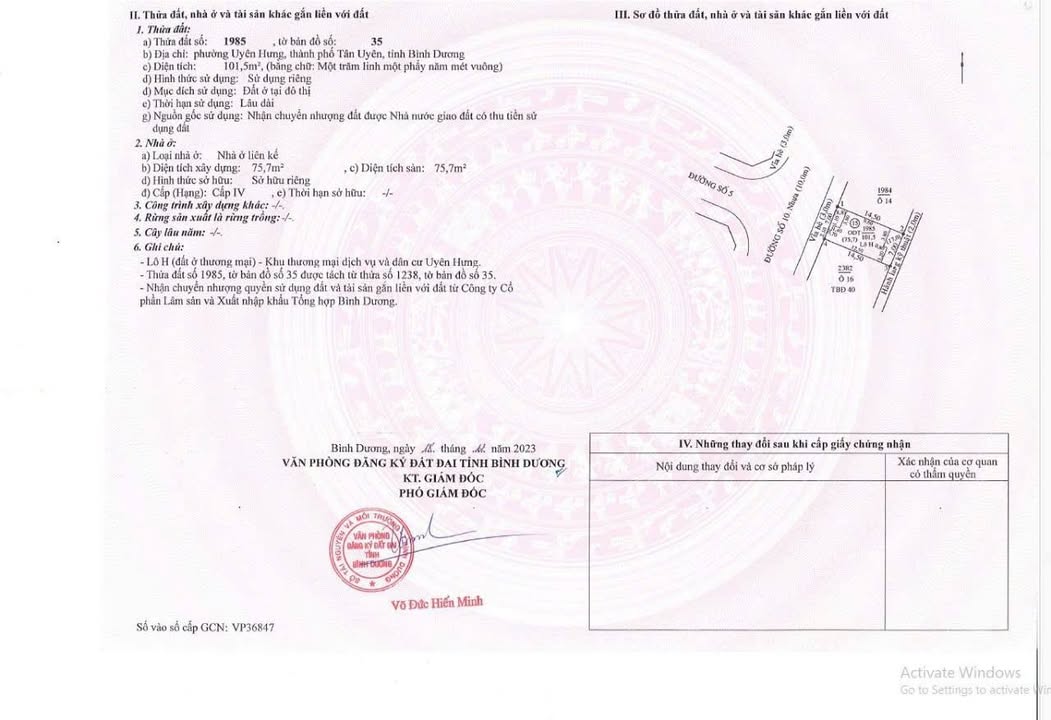 Nhà phố Biconsi Uyên Hưng 98m² giá 2,7 tỷ - Đang cho thuê chỉ 6 triệu/tháng!