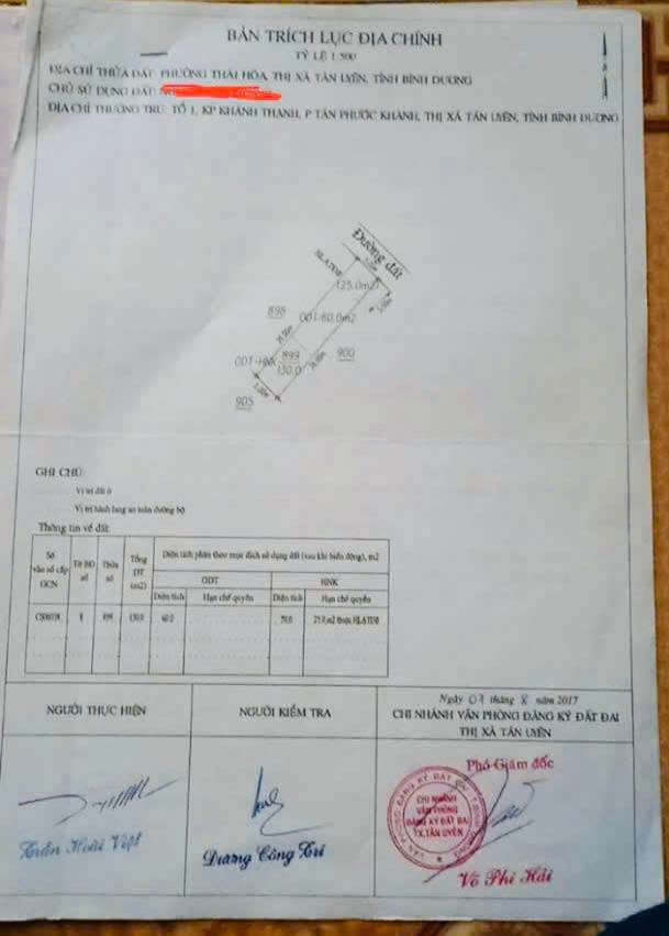 Đất nền Thái Hòa Tân Uyên 130m² - Đường nhựa 5m, cho thuê 3 triệu/tháng!