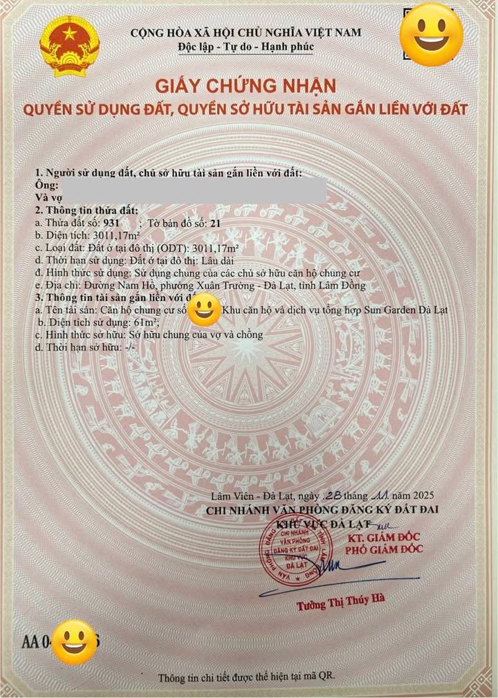 Căn hộ Sun Garden Đà Lạt 61m² giá 3.95 tỷ - Sổ hồng lâu dài, thương lượng!