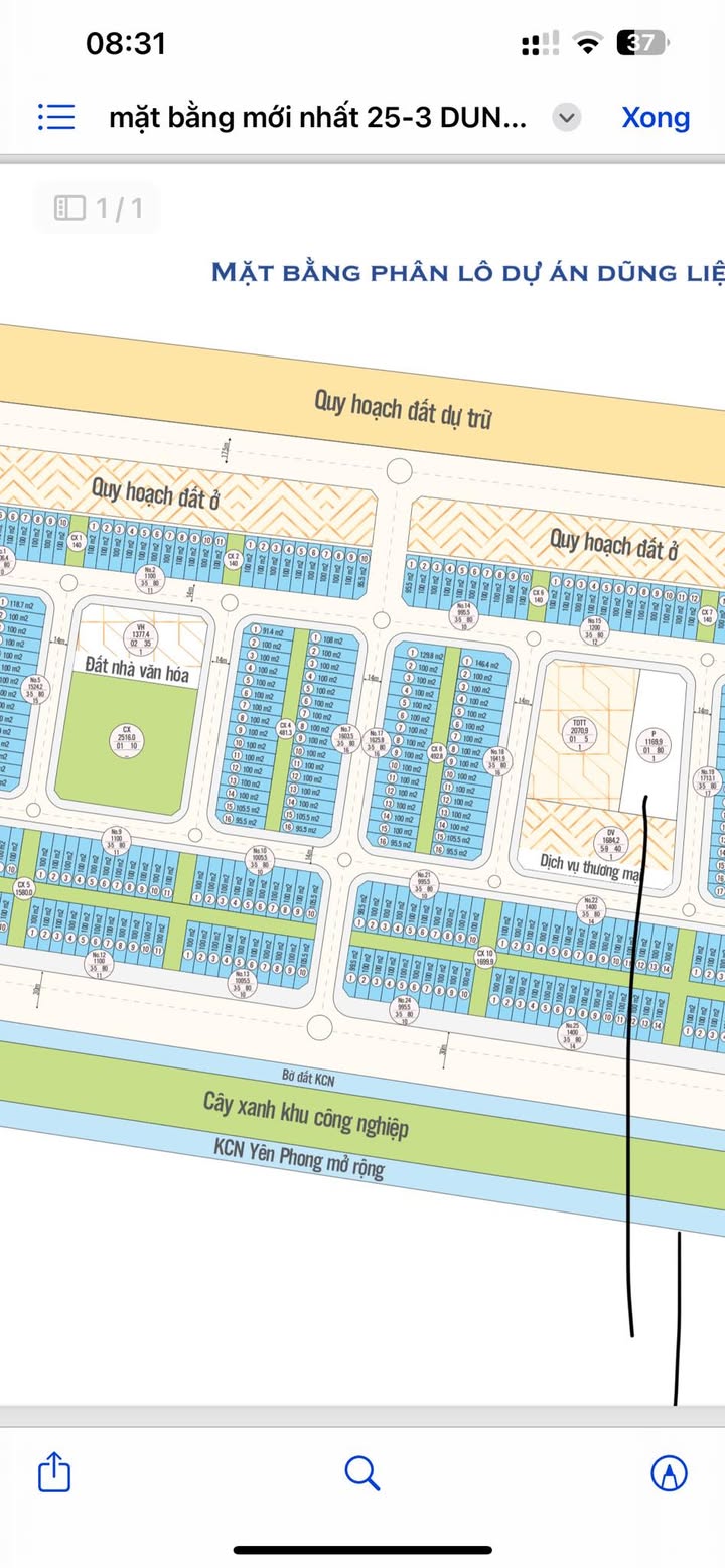 Đất nền Dự án Dũng Liệt, Yên Phong 100m² - Giá sốc, sổ đỏ chính chủ!