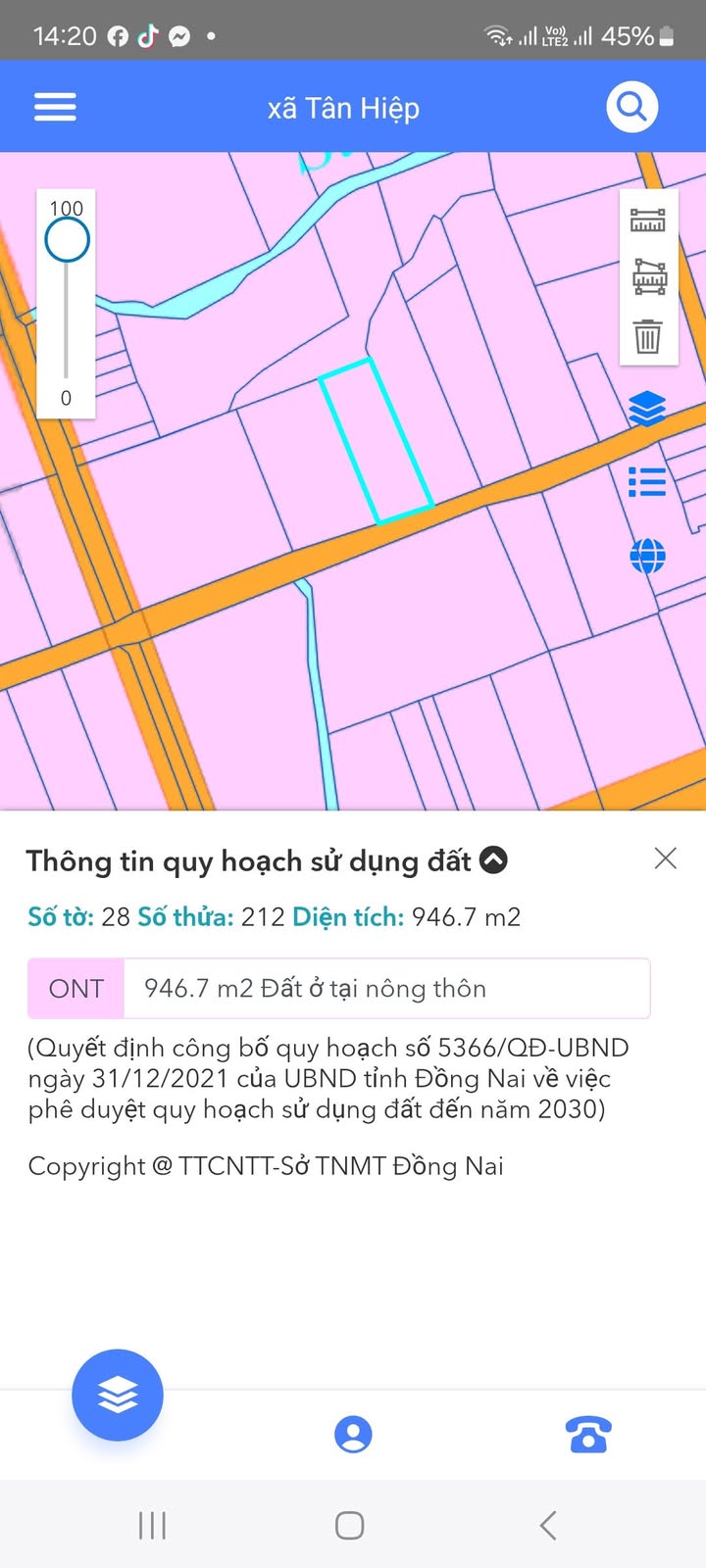 Đất nền Tân Hiệp, Long Thành 946m² giá thỏa thuận - Cần bán gấp!
