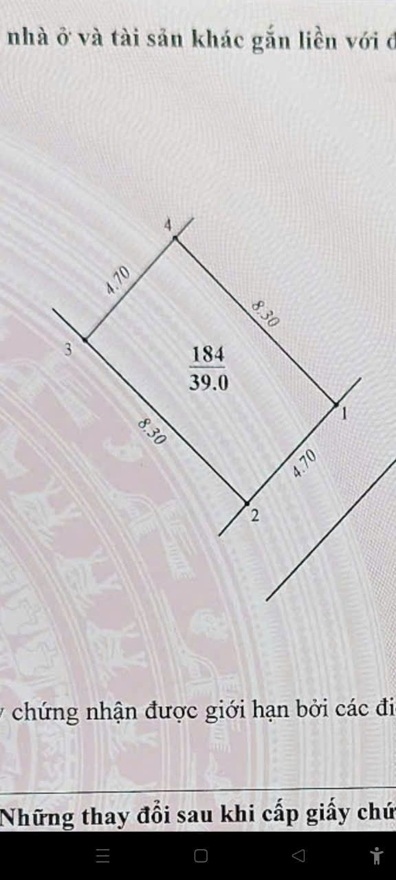 Đất nền 39m² tại Xóm Tháp, Đại Mỗ - Tặng nhà cấp 4 đẹp, vị trí thuận lợi!