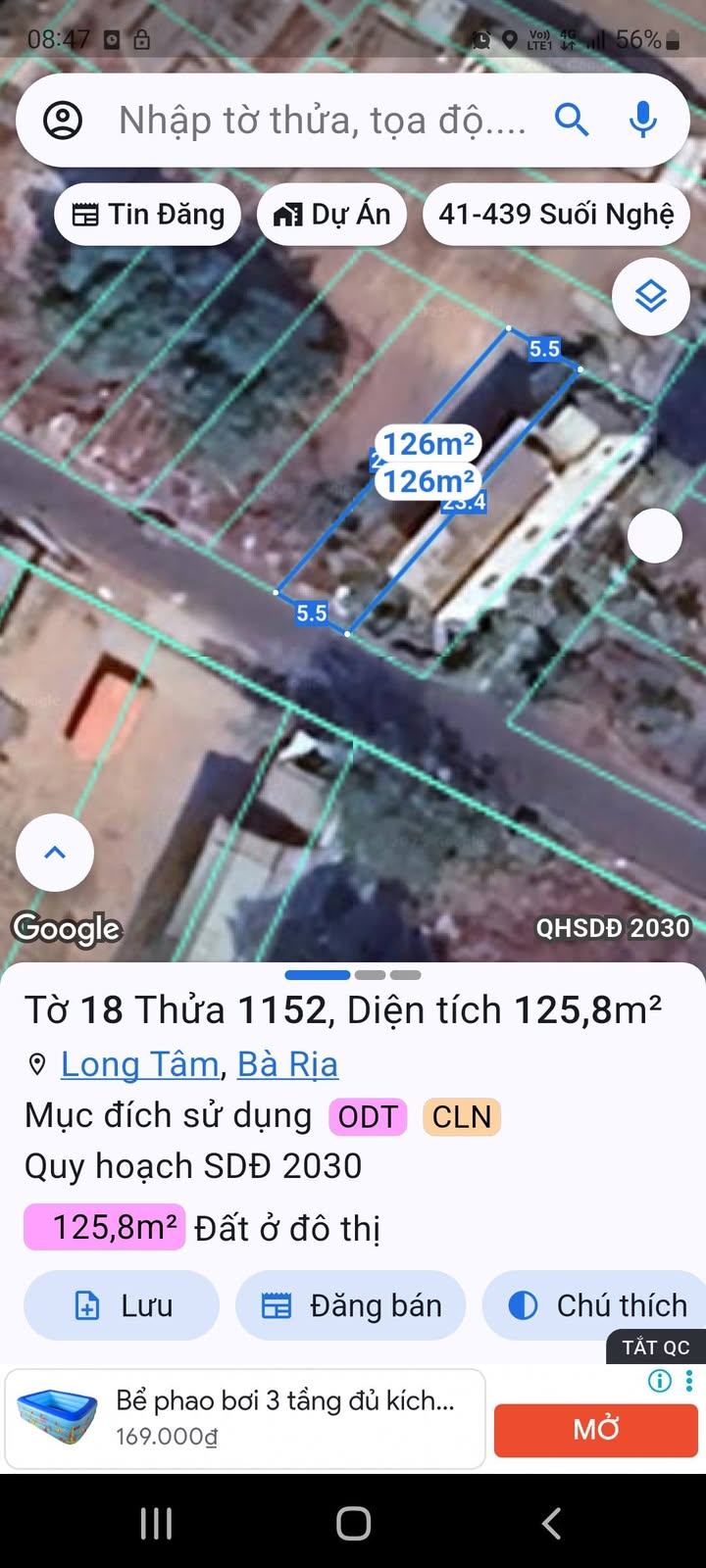 Đất nền hẻm 73 Trần Phú, 129m² giá 2.3 tỷ - Cơ hội đầu tư tuyệt vời!
