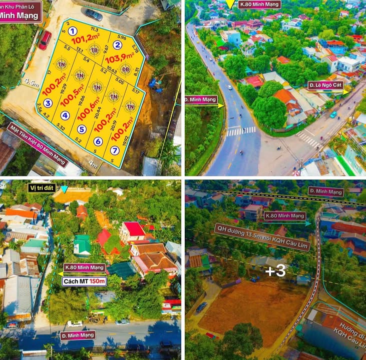 Đất liền kề Kiệt 80 Minh Mạng, Thủy Xuân, 100m² - Giá chỉ 2 tỷ thương lượng!