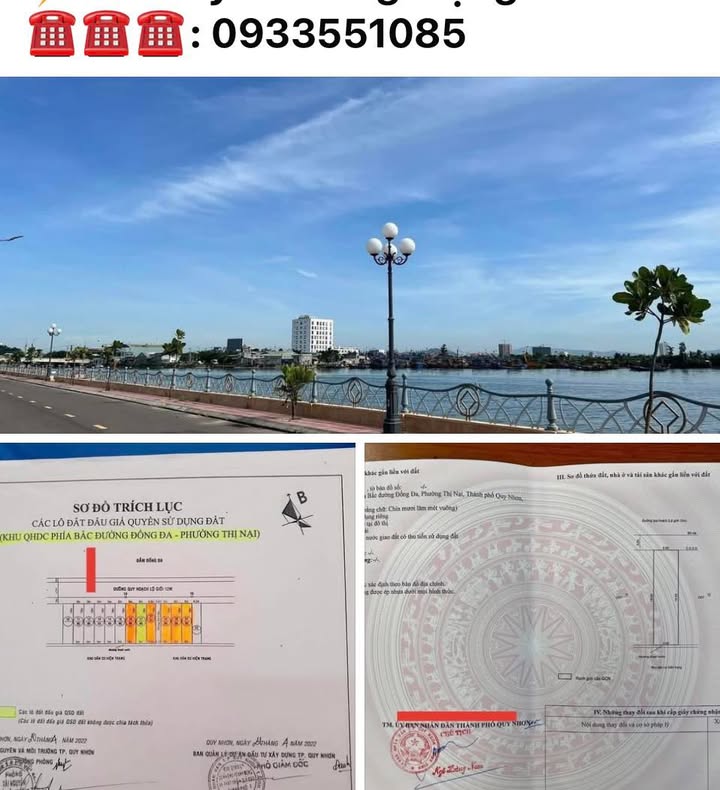 Bán đất đẹp tại Đường Ngọc Hồi, Quy Nhơn 95m² giá 5 tỷ - Sổ đỏ trao tay!