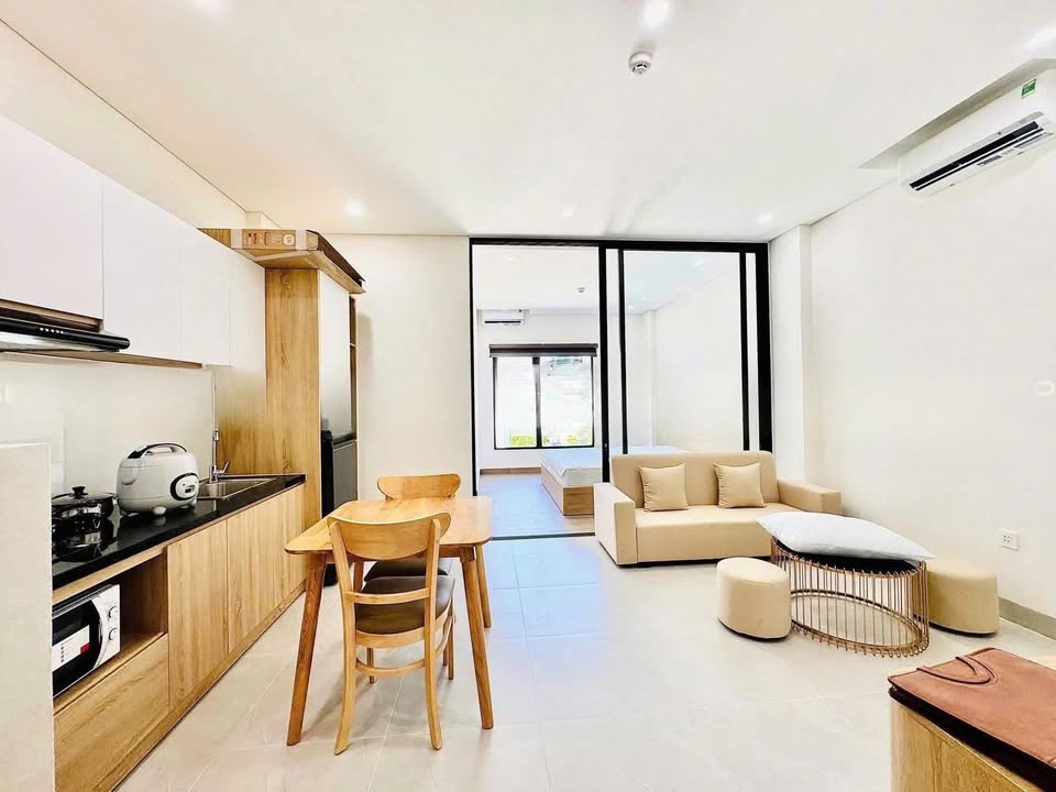 Căn hộ 1 phòng ngủ cho thuê tại Sơn Trà 45m² - Nội thất đầy đủ, an ninh tốt