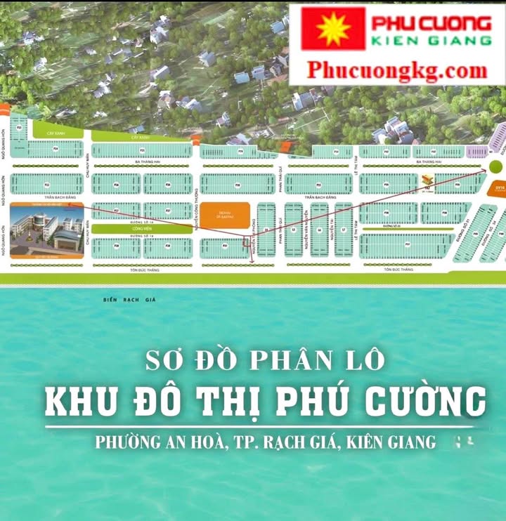Đất nền góc KĐT Phú Cường Rạch Giá 297m² giá 4.1 tỷ - Xây dựng tự do ngay!