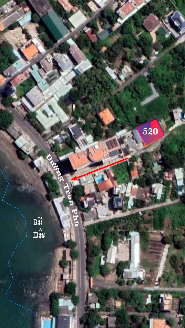 Bán đất biệt thự hẻm đường Trần Phú, Vũng Tàu 520m² - Sổ hồng chính chủ, giá tốt!