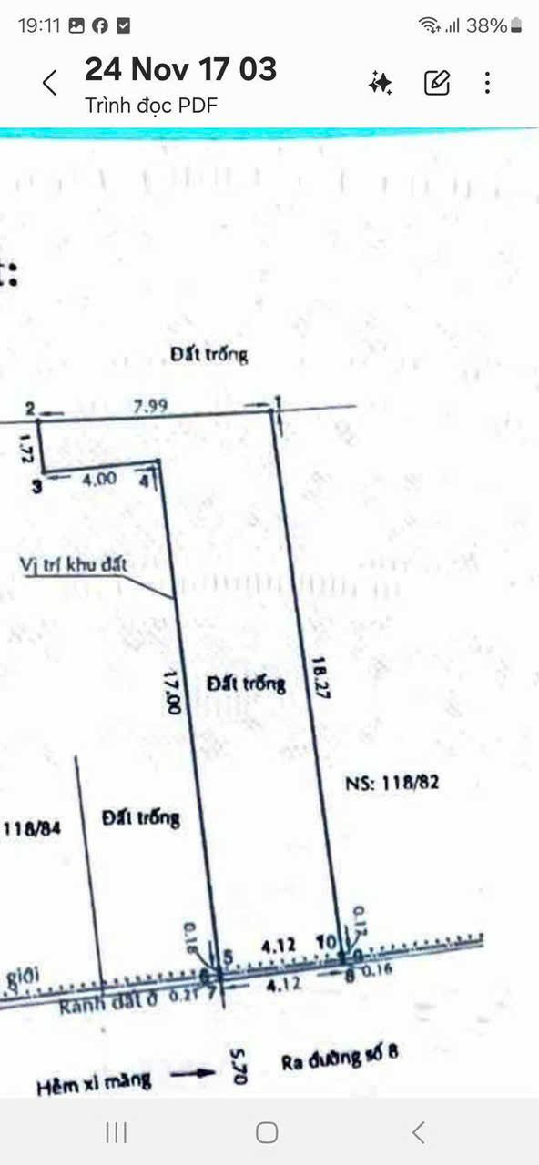 Đất nền Hẻm 7m Đường số 8, Bình Tân 153.9m² giá 9.3 tỷ - Sổ đỏ chính chủ, thương lượng nhẹ!