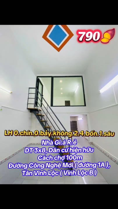 Nhà phố Vĩnh Lộc B, Bình Chánh 24m² - Giá tốt, gần chợ!