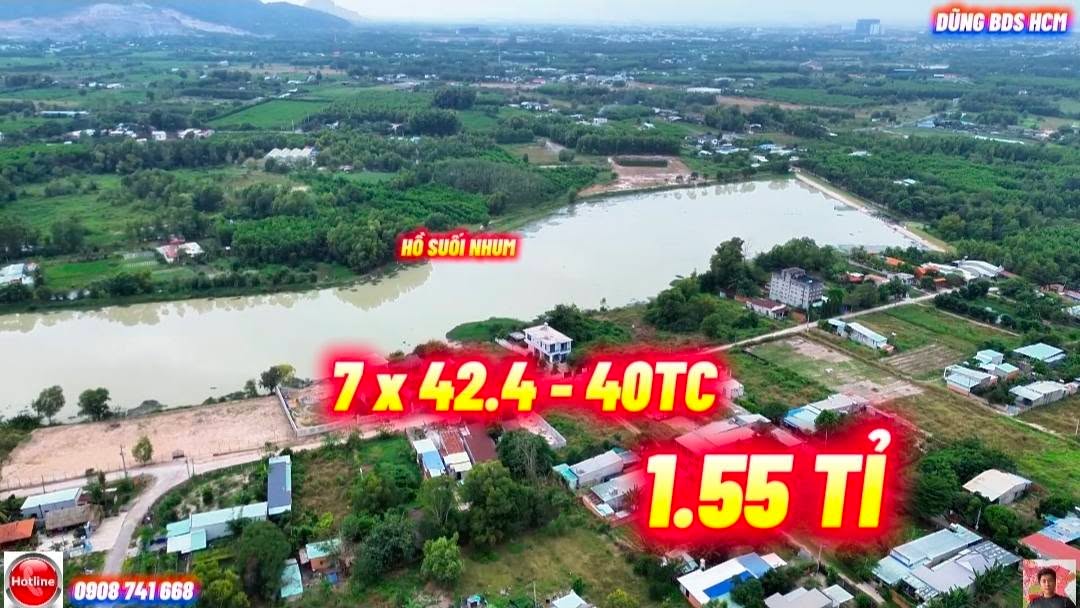 Đất nền Châu Đức 296.8m² giá 1.55 tỷ - Sổ hồng chính chủ, công chứng ngay!