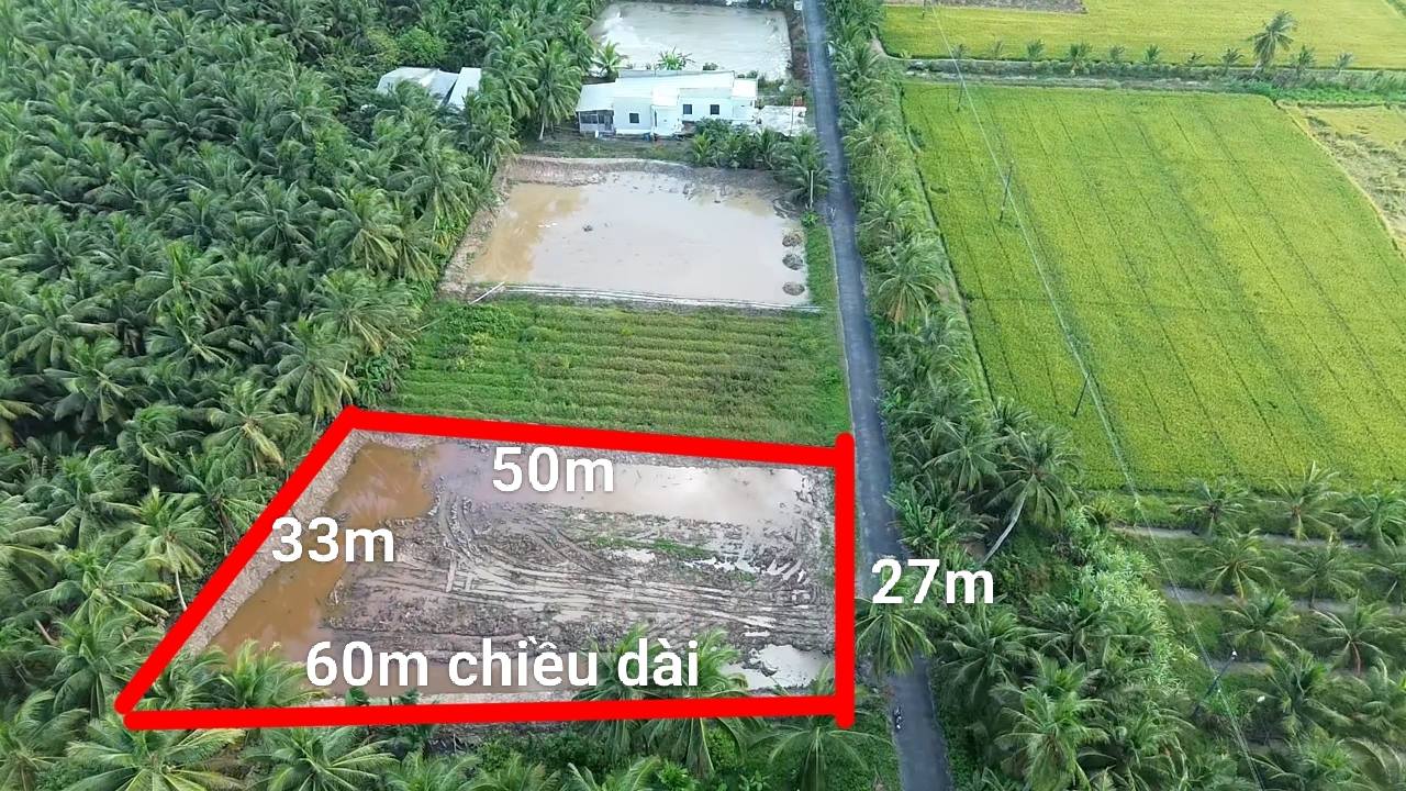 Đất nền mặt tiền Đường D13, Ấp 5, Tiểu Cần, 1777m² - Cơ hội đầu tư hấp dẫn!