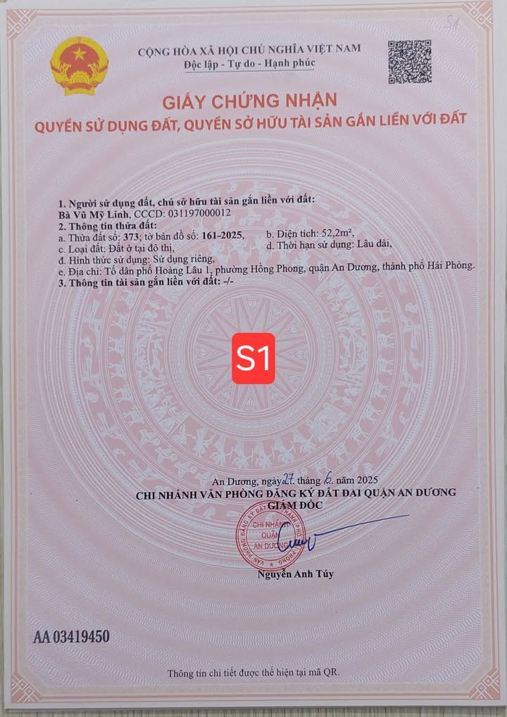 Đất nền Hồng Phong Hải Phòng 50m² giá 930 triệu - Cơ hội đầu tư tuyệt vời!