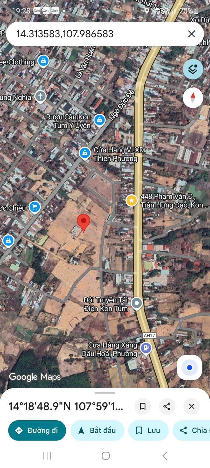 Đất nền tổ 2, phường Trần Hưng Đạo, Kon Tum 600m² giá 400 triệu - Đất đẹp, thổ cư 100%!