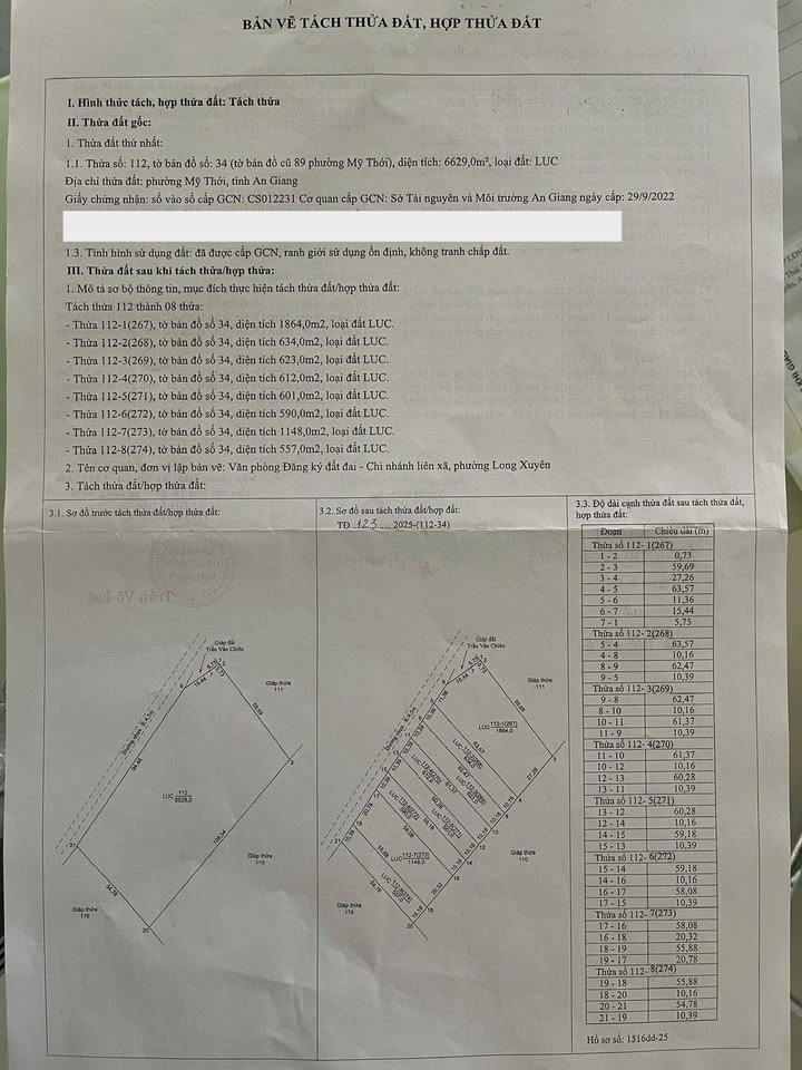 Đất làm vườn nghỉ dưỡng Tây An Bờ Hồ, Long Xuyên 7 công giá 13.5 tỷ - Sổ đỏ chính chủ!