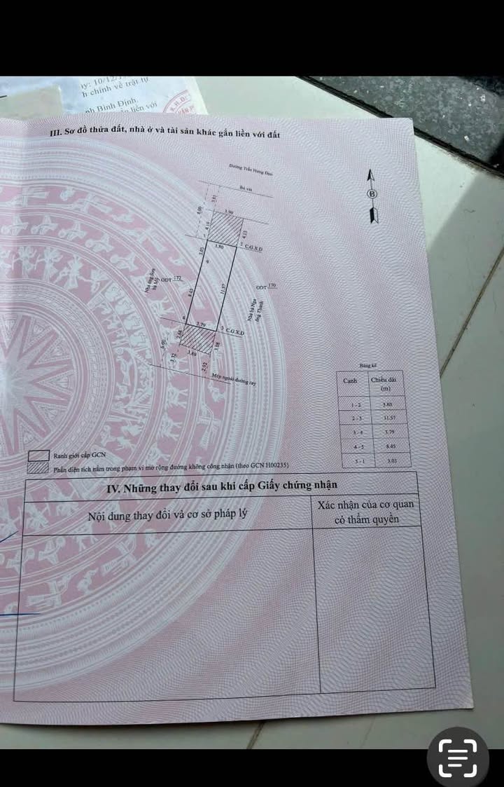 Đất mặt tiền Trần Hưng Đạo Quy Nhơn 43m² giá 3.899 tỷ - Cơ hội đầu tư hấp dẫn!