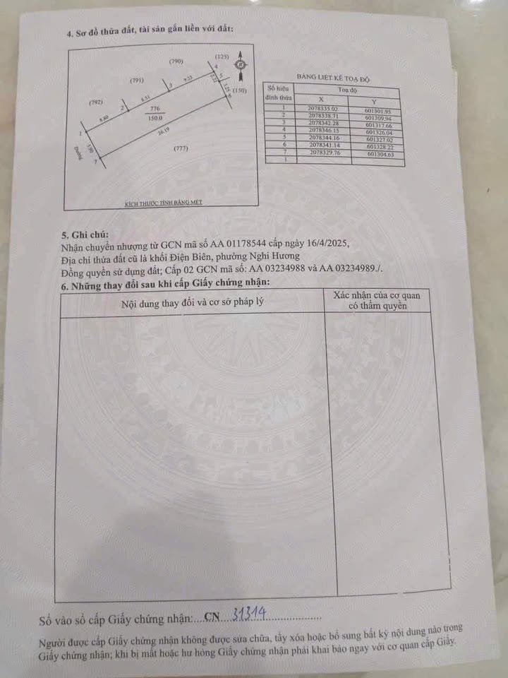 Đất nền Cửa Lò 150m² giá 1 tỷ - Đường bê tông ô tô vào tận nơi!