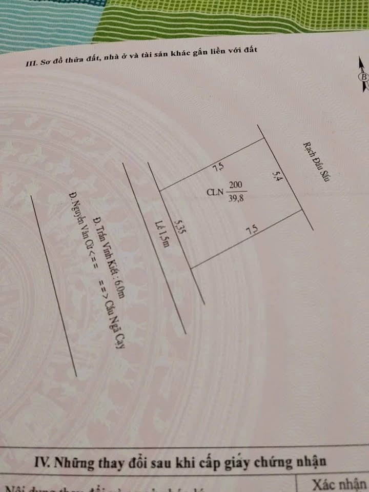 Nhà mặt tiền đường Trần Vĩnh Khiết, Ninh Kiều 39m² giá 1.6 tỷ - Cơ hội đầu tư tuyệt vời!