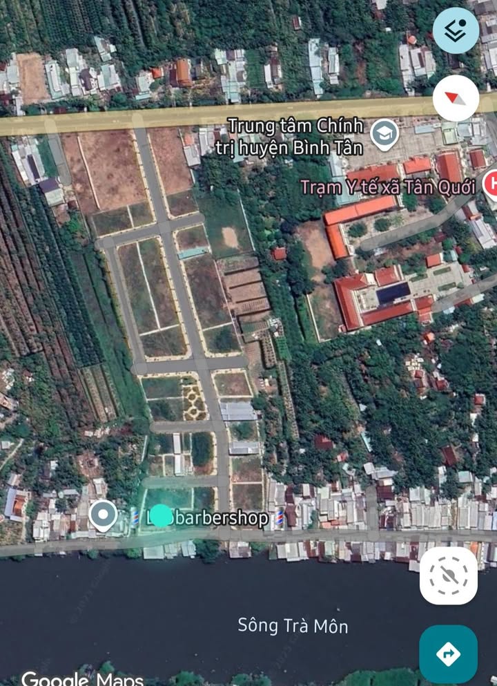 Đất nền bờ sông 76.9m² tại xã Thành Lợi, Bình Tân - Giá 650 triệu, đầu tư sinh lời!