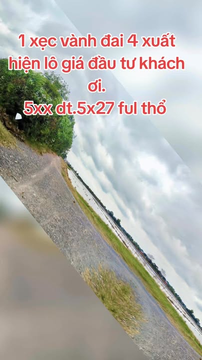 Đất nền Hòa Khánh Nam, Đức Hòa 135m² giá chỉ 580 triệu - Đầu tư sinh lời cao!