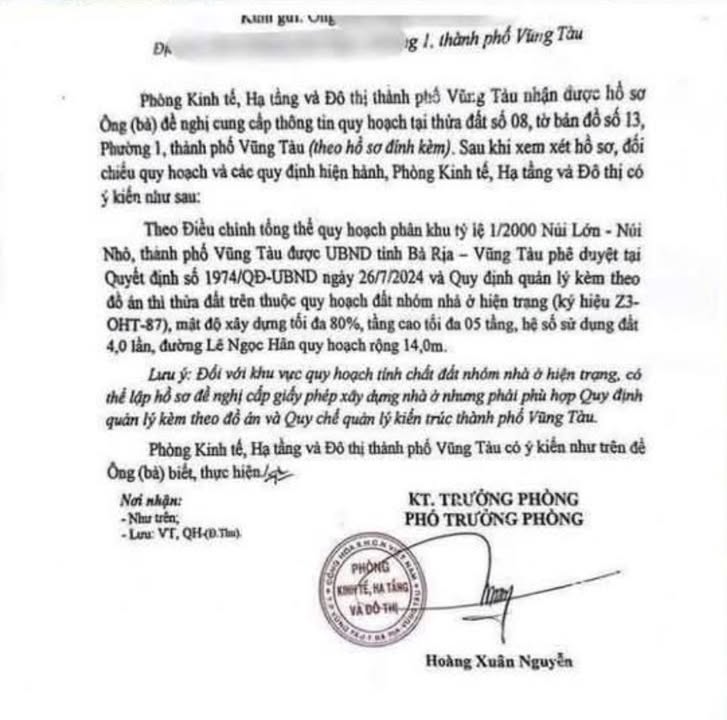 Đất Mặt Tiền Lê Ngọc Hân, Vũng Tàu 285m² - Vị trí lý tưởng cho đầu tư kinh doanh!