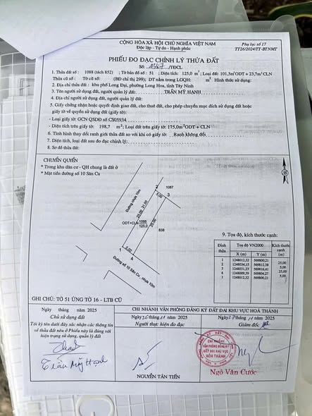 Đất nền vị trí đẹp Hẻm 23 Nguyễn Văn Linh 125m² giá 179 triệu - Bán gấp chính chủ!