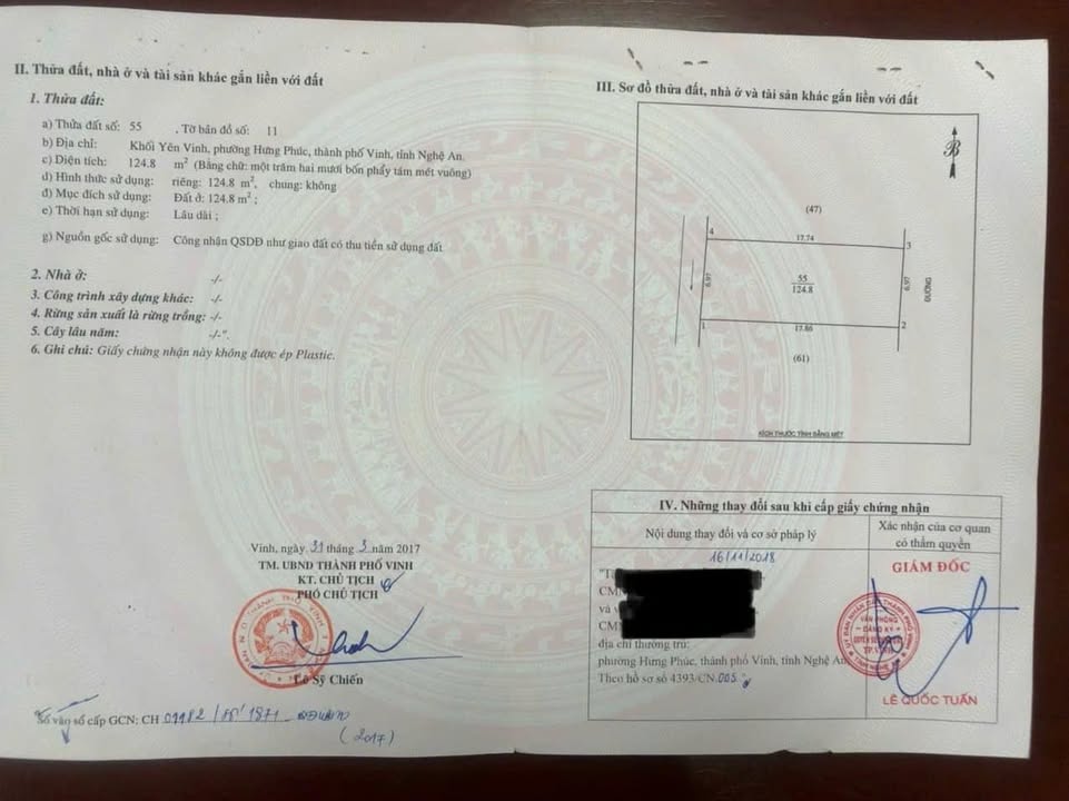 Đất mặt đường Yên Vinh, phường Hưng Phúc, 124,8m² giá 10 tỷ - Cơ hội đầu tư tuyệt vời!