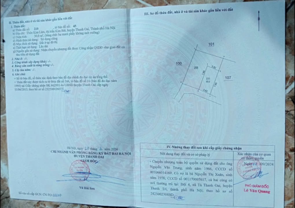 Đất Kim Lâm, Kim Bài 30m² giá 1.75 tỷ - Cơ hội đầu tư lý tưởng!