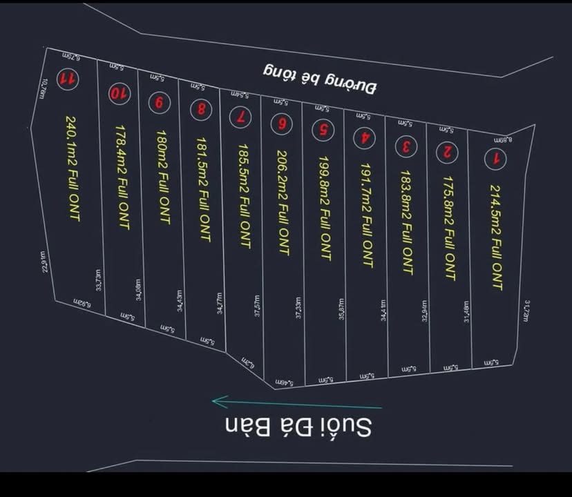 Đất thổ cư Ninh Sơn, Ninh Hòa 200m² - Mở bán lock 11 lô đẹp
