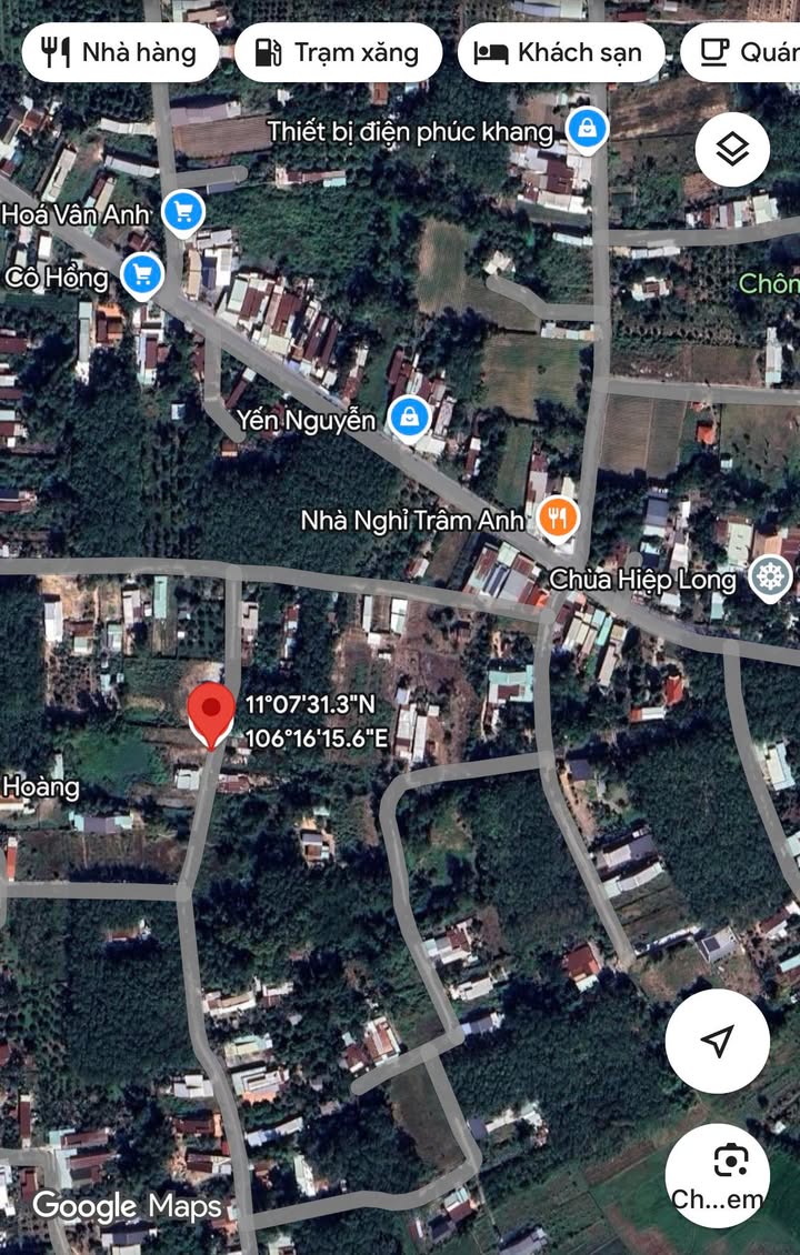 Đất thổ cư 197m² ấp Chánh, Hiệp Thạnh, Gò Dầu - Giá chỉ 800 triệu