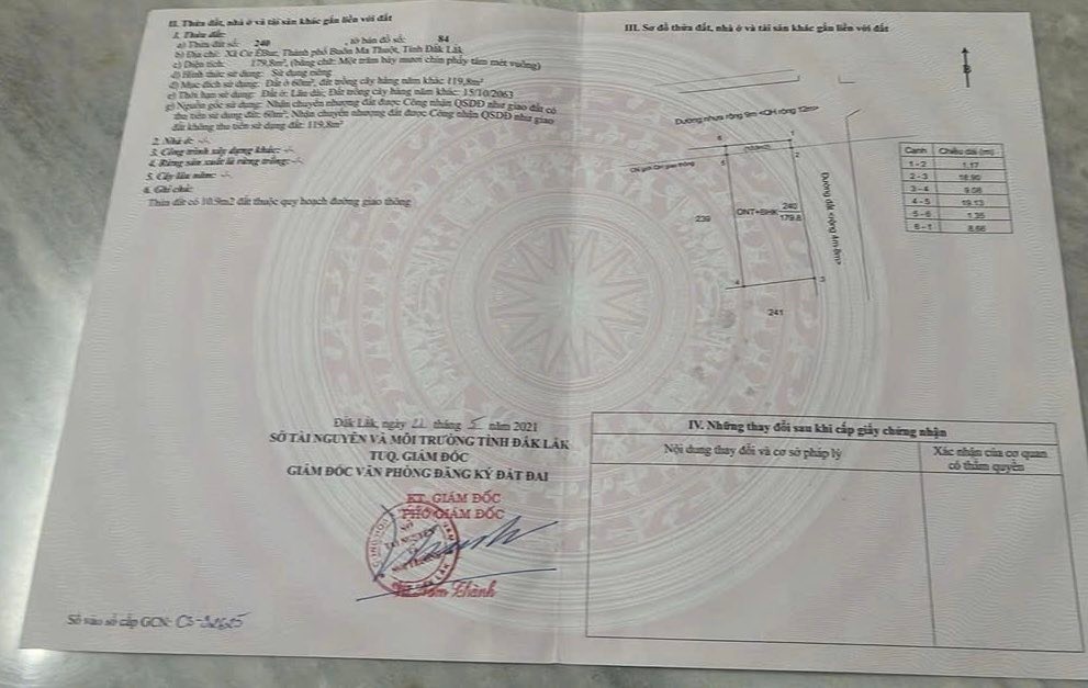 Đất thổ cư 60m² tại Cư Êbur, Buôn Ma Thuột - Giá chỉ 2.85 tỷ!