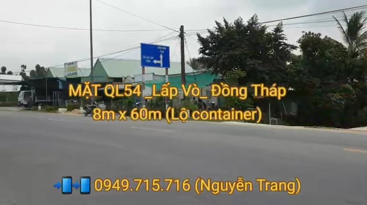 Đất mặt tiền Quốc lộ 54, Định An, Lấp Vò, 479m² - Pháp lý chuẩn, không tranh chấp!