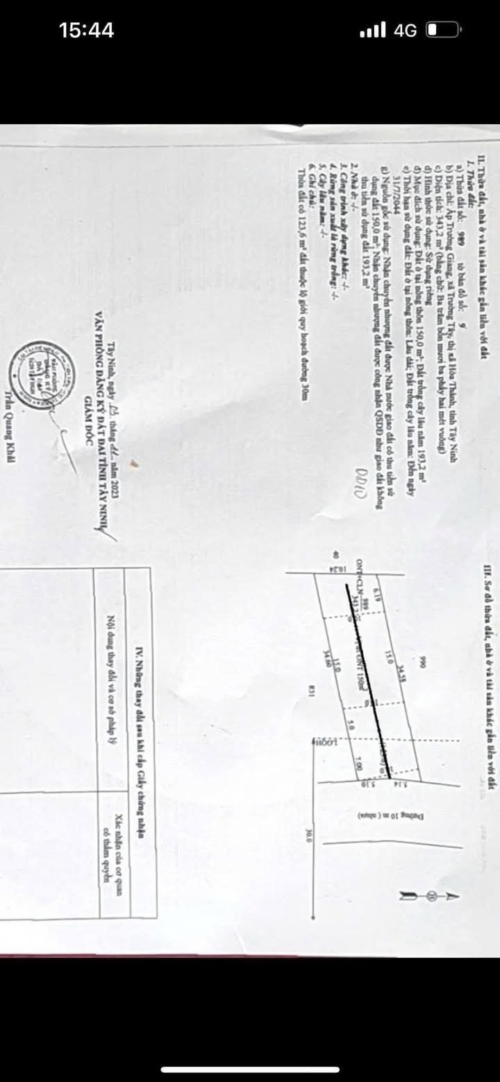 Đất thổ cư Hẻm 24 Trịnh Phong Đáng, Tây Ninh 172m² - Giá chỉ 168 triệu!