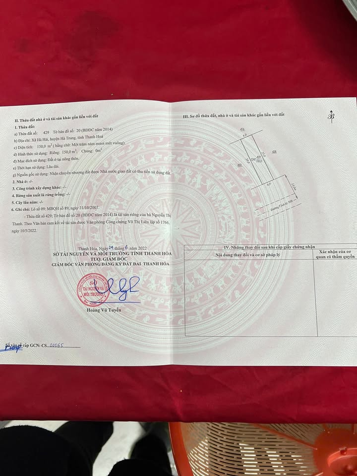 Đất nền Hà Hải, Hà Trung 180m² giá thỏa thuận - Cơ hội đầu tư tuyệt vời!