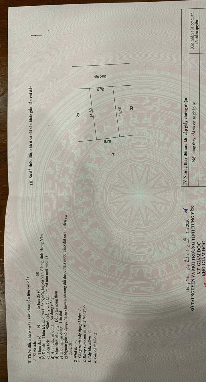 Đất nền Liên Nghĩa, Văn Giang, Hưng Yên 98m² giá 5.985 tỷ - Đầu tư sinh lời cao!