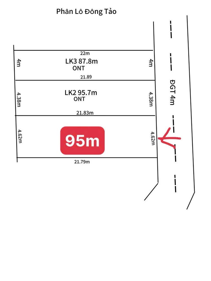 Lô đất thổ cư 95m² tại Hoàn Long, Hưng Yên - Tiềm năng đầu tư tuyệt vời!