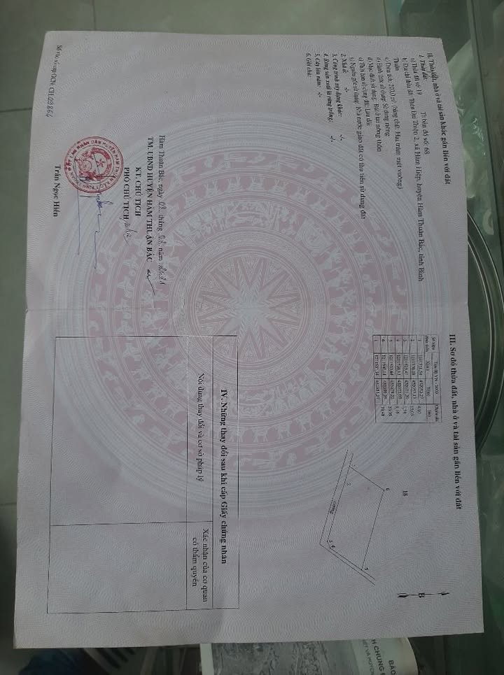 Đất thổ cư Hàm Hiệp 200m² giá 1.1 tỷ - Sát chợ, đầu tư sinh lời!