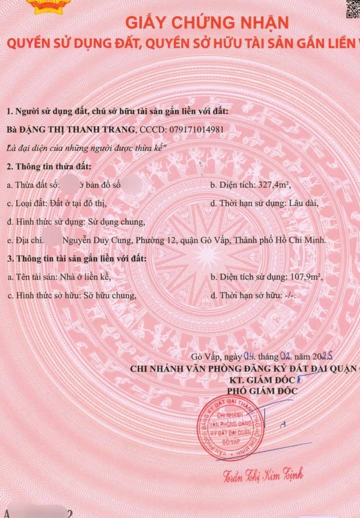 Bán gấp mặt tiền Nguyễn Duy Cung, Gò Vấp 327.4m² giá 35 tỷ - Cơ hội đầu tư hấp dẫn!