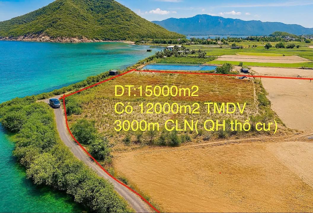 Đất Ninh Vân 15.000m² giá 120 tỷ - View biển tuyệt đẹp, đầu tư sinh lời!