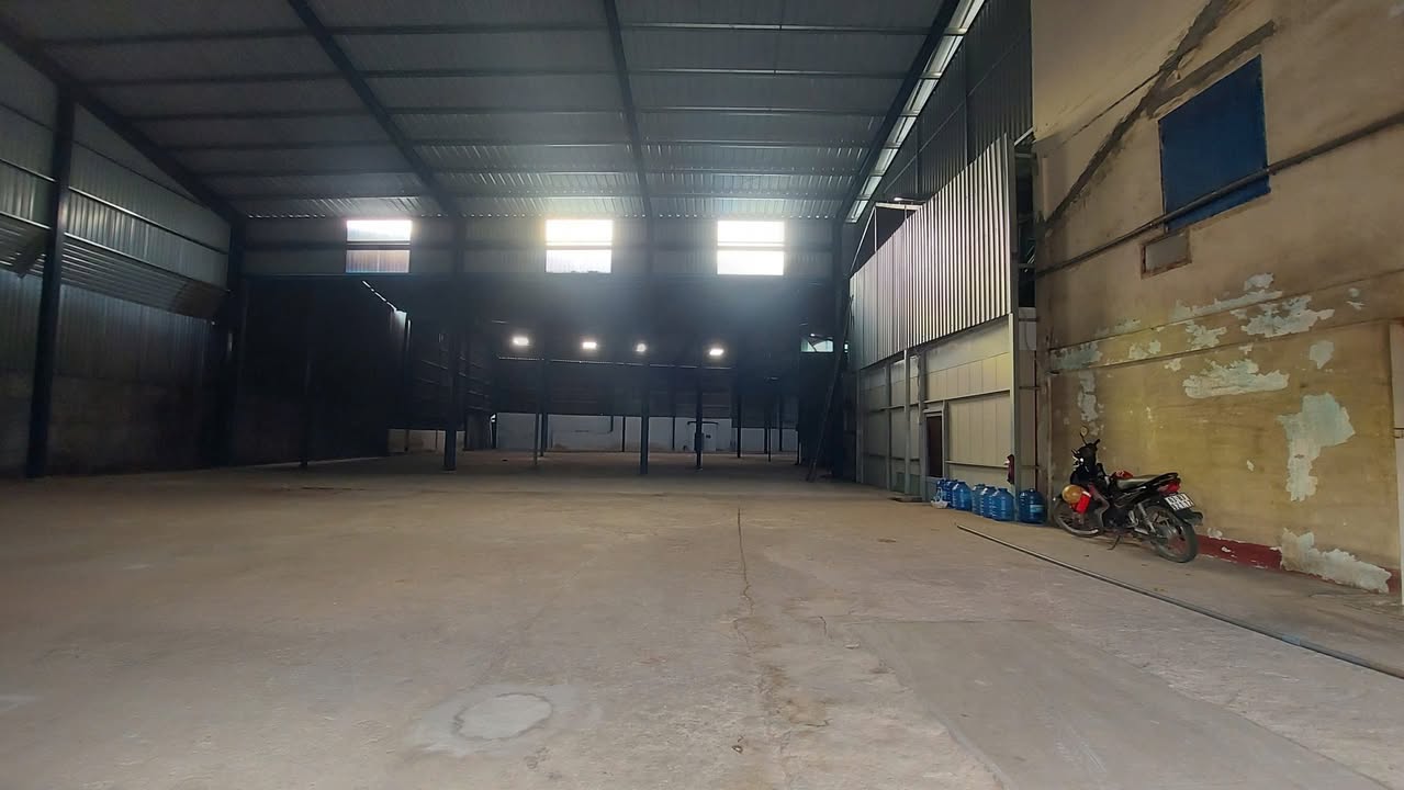 Kho cho thuê mặt tiền Quốc lộ 1A Tân An 1300m² - Sẵn sàng hoạt động ngay!